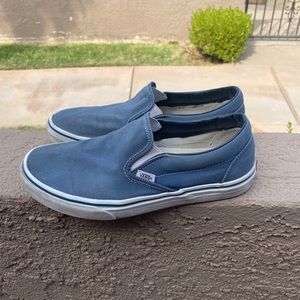 Blue Slip on Vans